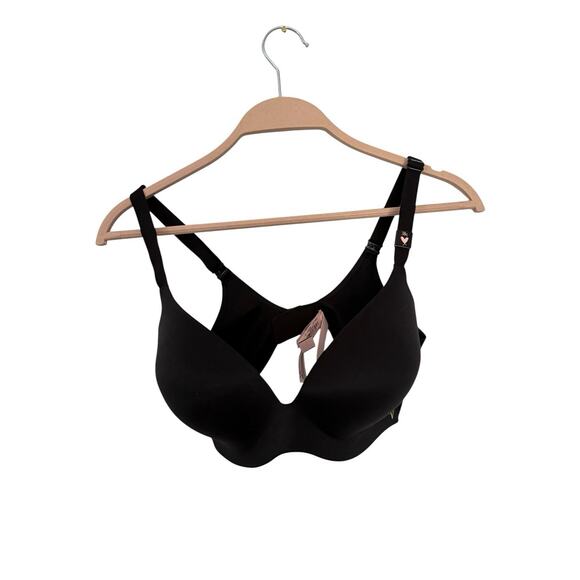 Victorias Secret 38C Lined Semi Demi Bra Strap Black Lingerie 38C New - Picture 1 of 3
